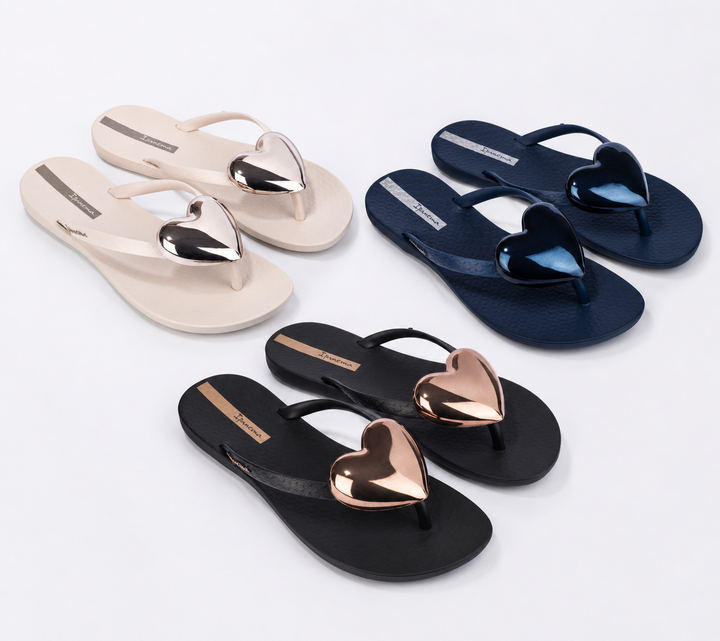 IPANEMA heart flip flops - 3 colours ( eight )