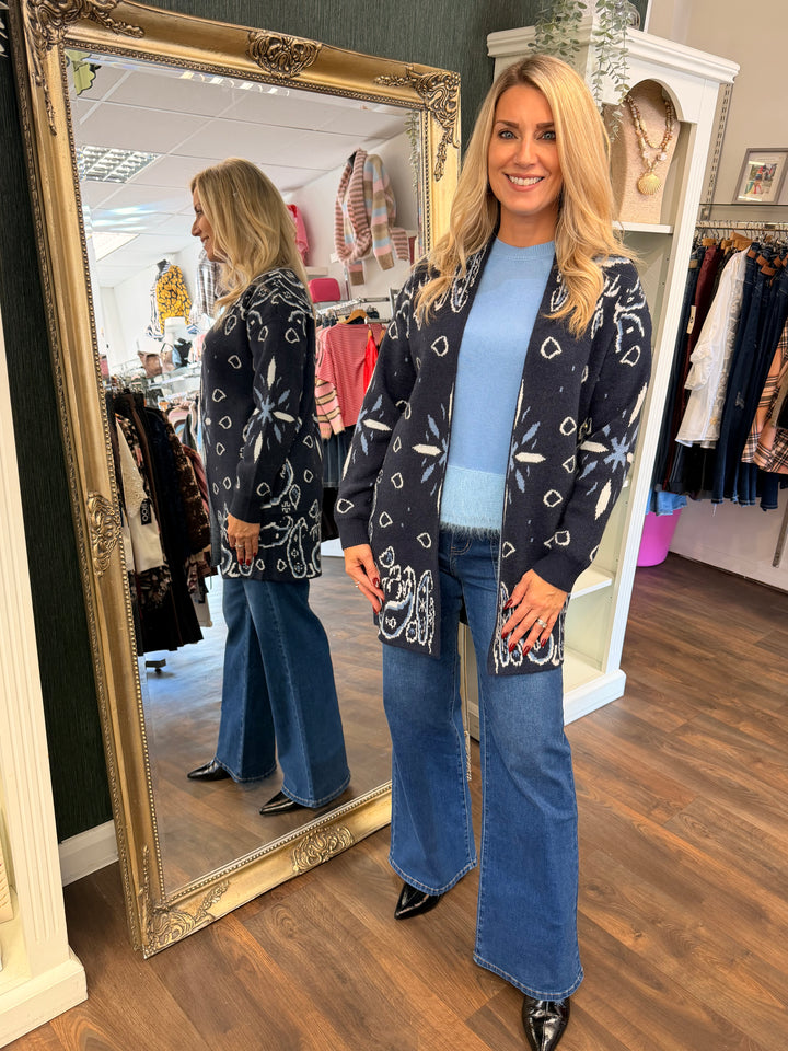 The RUSTIE bandana print cardigan - 3 colours