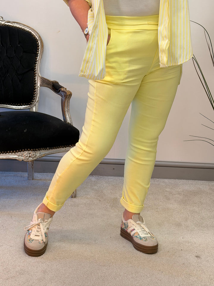 The NOELLE stretch plain magic trousers - 16 colours