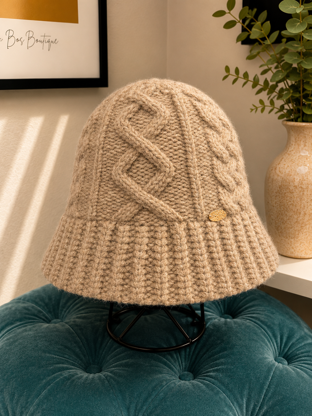 Knitted Bucket Hat - 4 colours