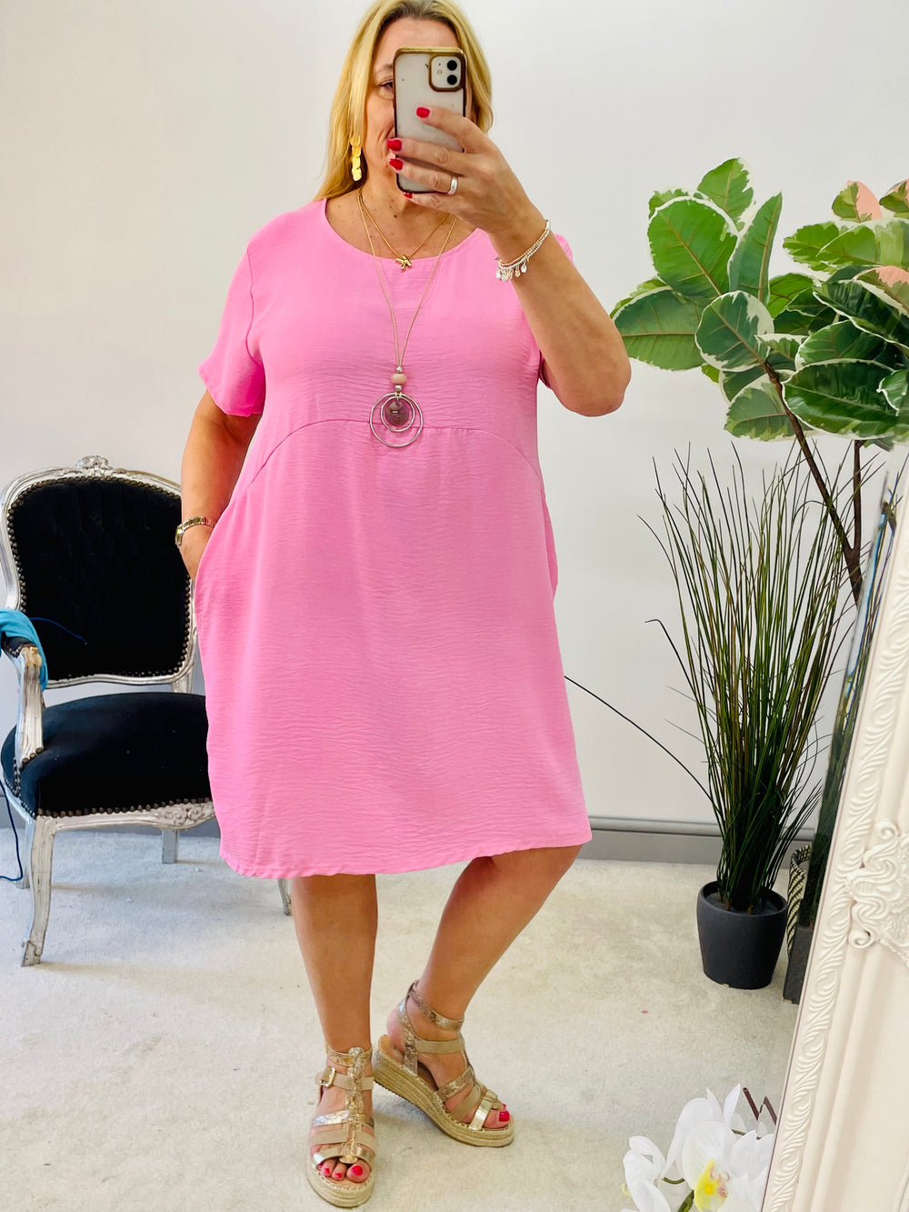 LADIES SUMMER LOOSE FIT HOLIDAY BEACH DRESS - YELLOW, BLACK, NAVY, PINK, GREEN