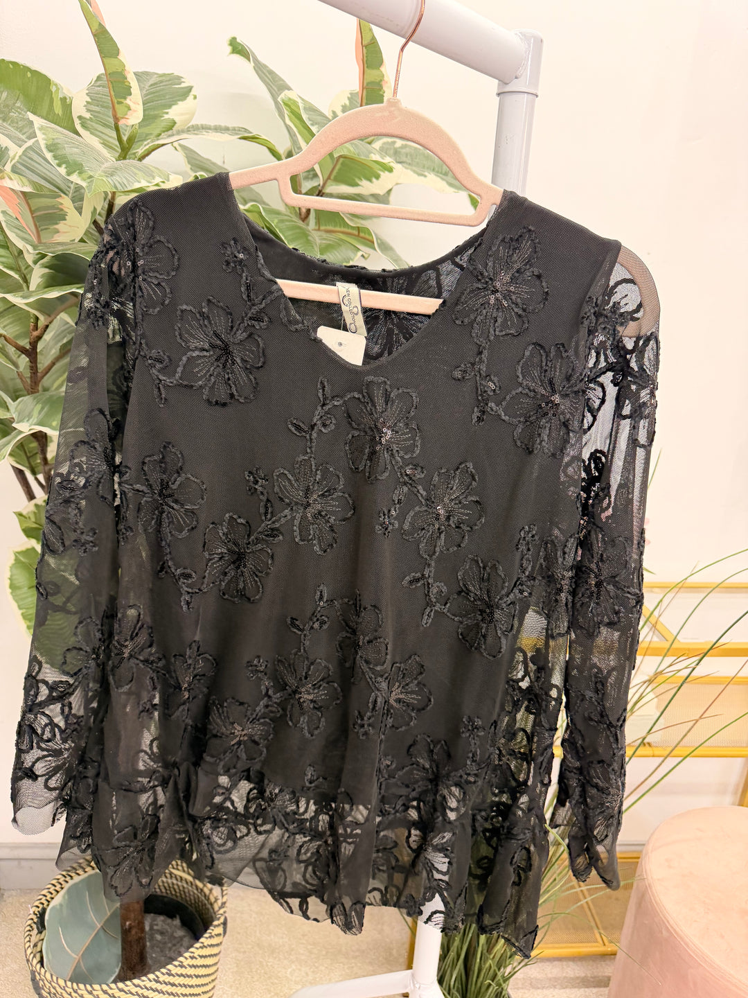 The DANNI sparkly sequin party top - 4 colours