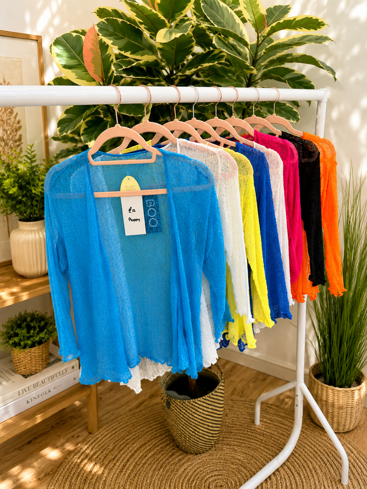 The POPPY shrug - 8 colours