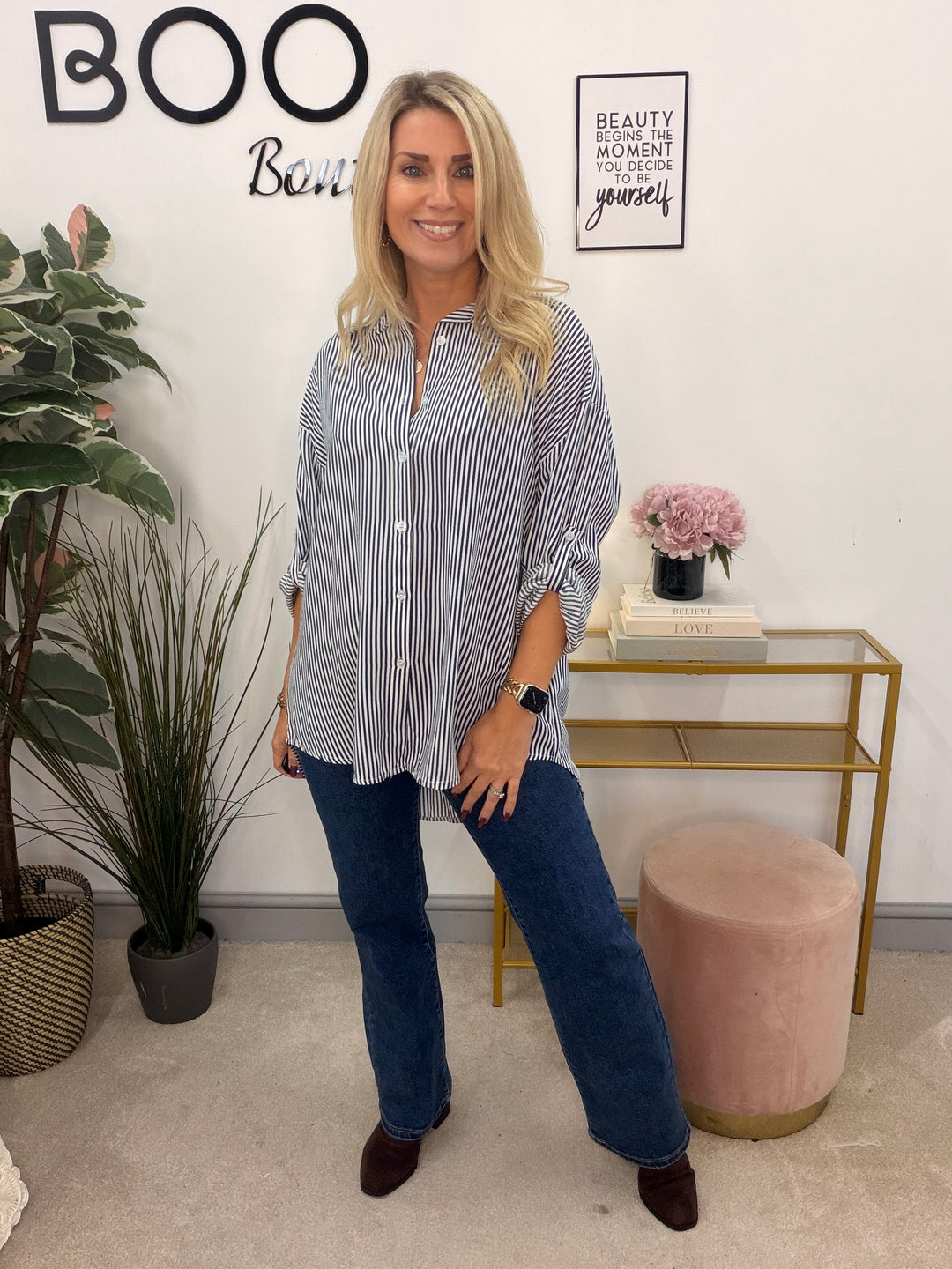 The PEACHES pinstripe shirt - 3 colours