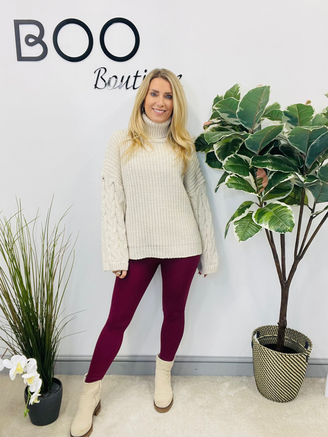 LADIES BURGUNDY BERRY STRETCH GYM ENERGY LEGGINGS