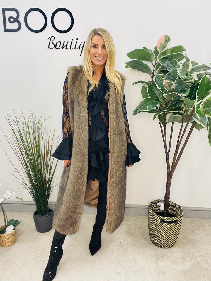 The XANIA faux fur gilet - 4 colours