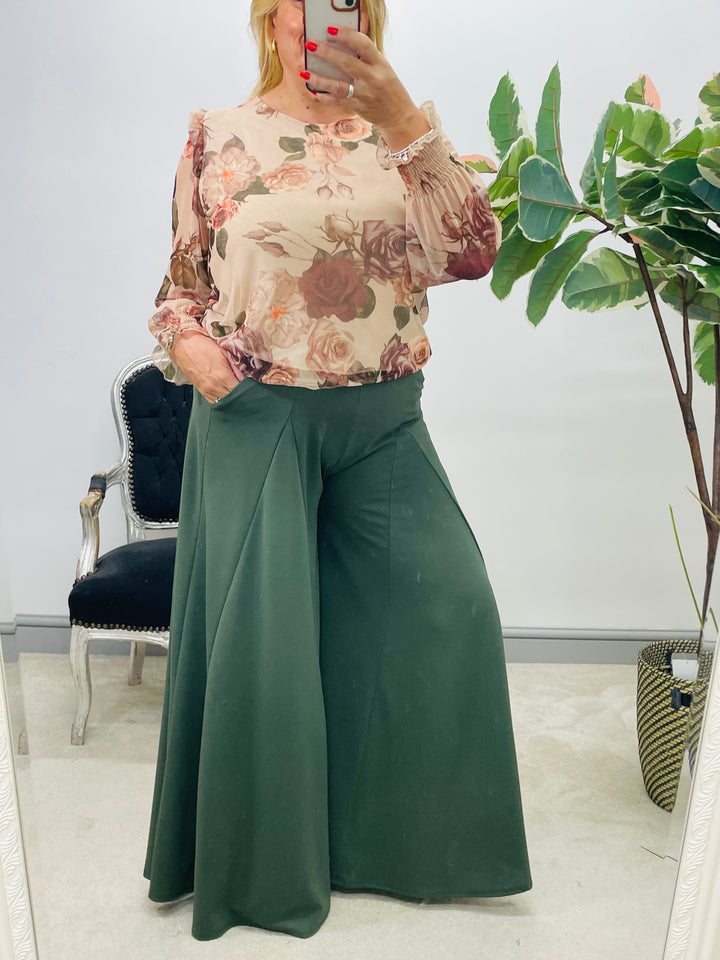 The CARLY wide leg trousers - 5 colours