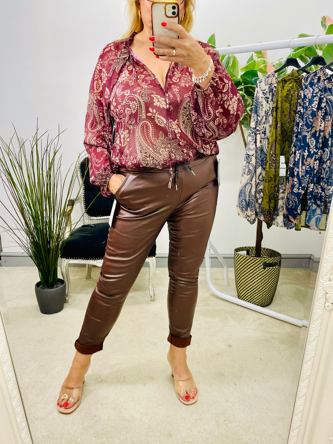 The NINA pu magic trousers - 6 colours