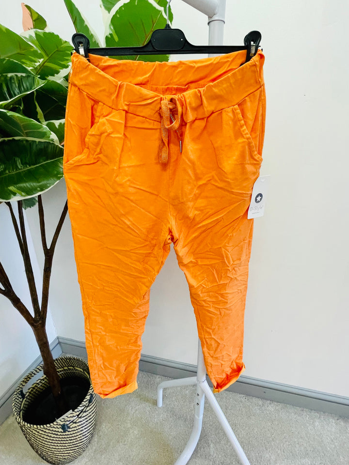 The CRYSTAL crinkle magic trousers - 11 colours