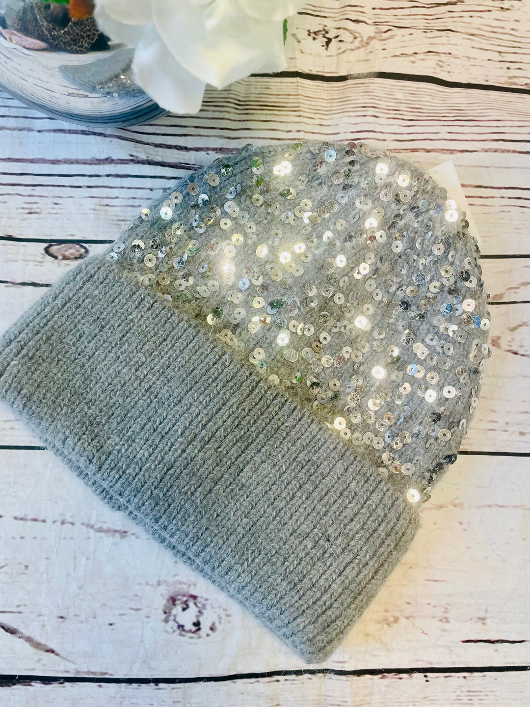 The PRESSIE sequin beanie hat - 4 colours