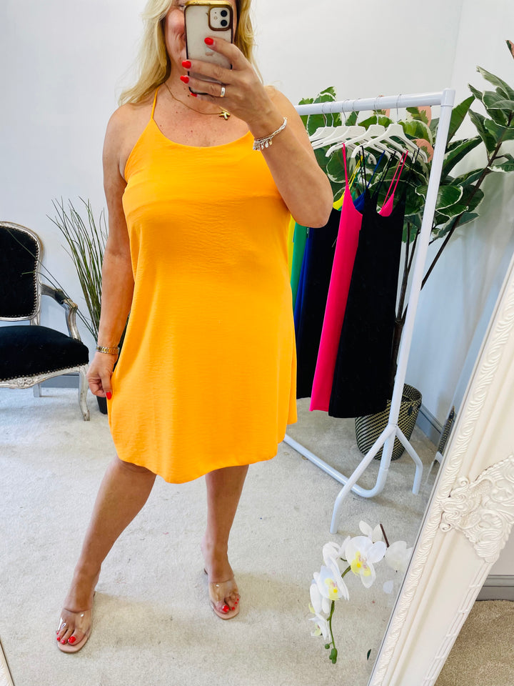 LADIES CASUAL BEACH SUMMER CAMI HOLIDAY DRESS