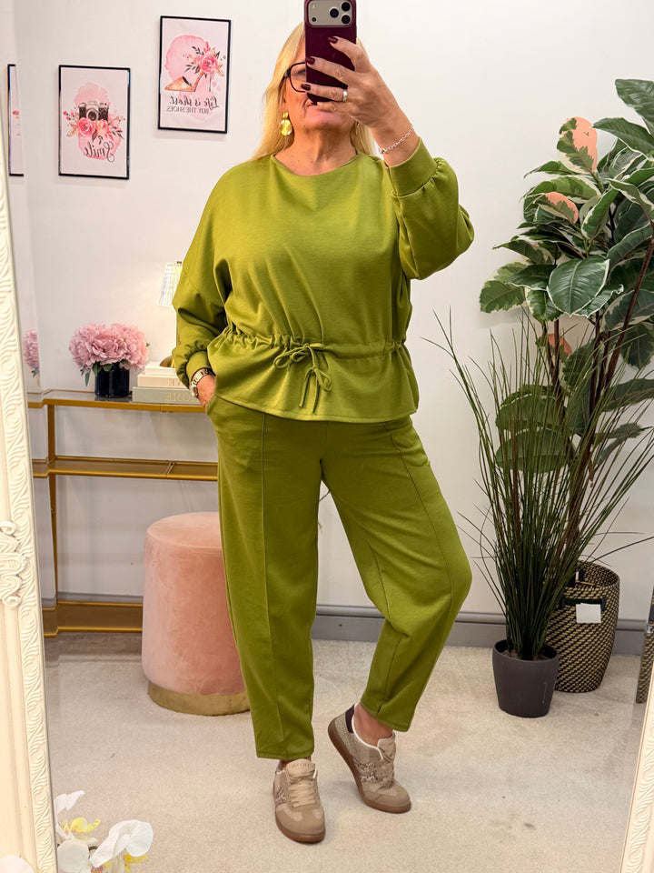 The CILLA scuba balloon leg trouser Co ord set - 6 colours