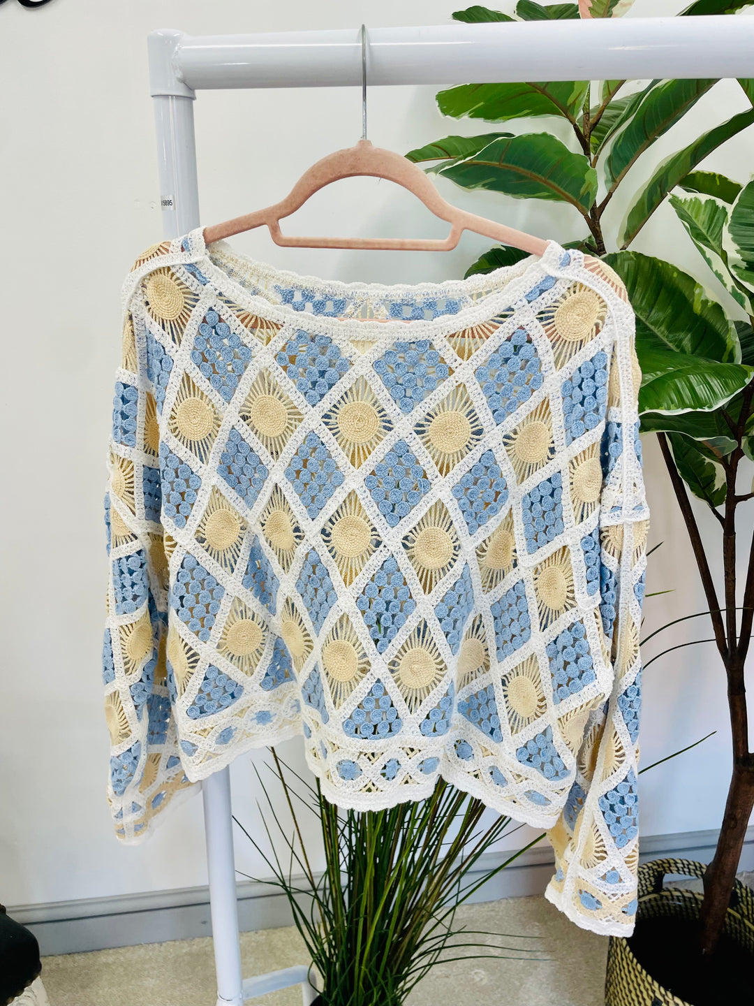 The IBIZA crochet top - one pink only