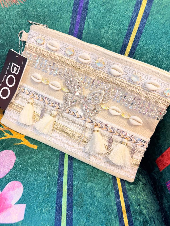 The JANE sparkly beach clutch bag - 4 styles
