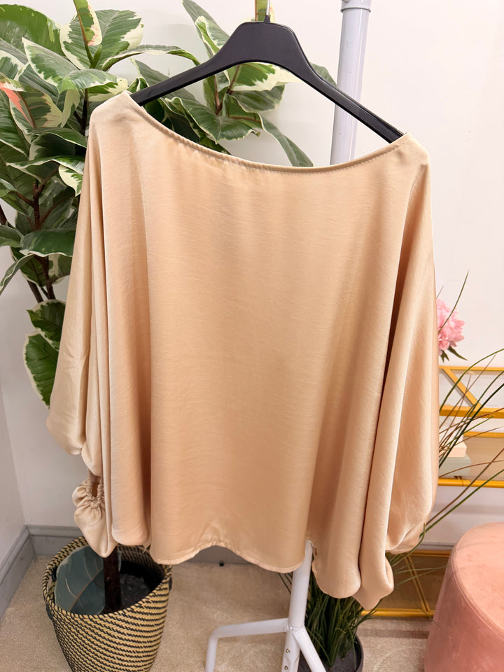 The OTTIE satin loose fit top - 4 colours