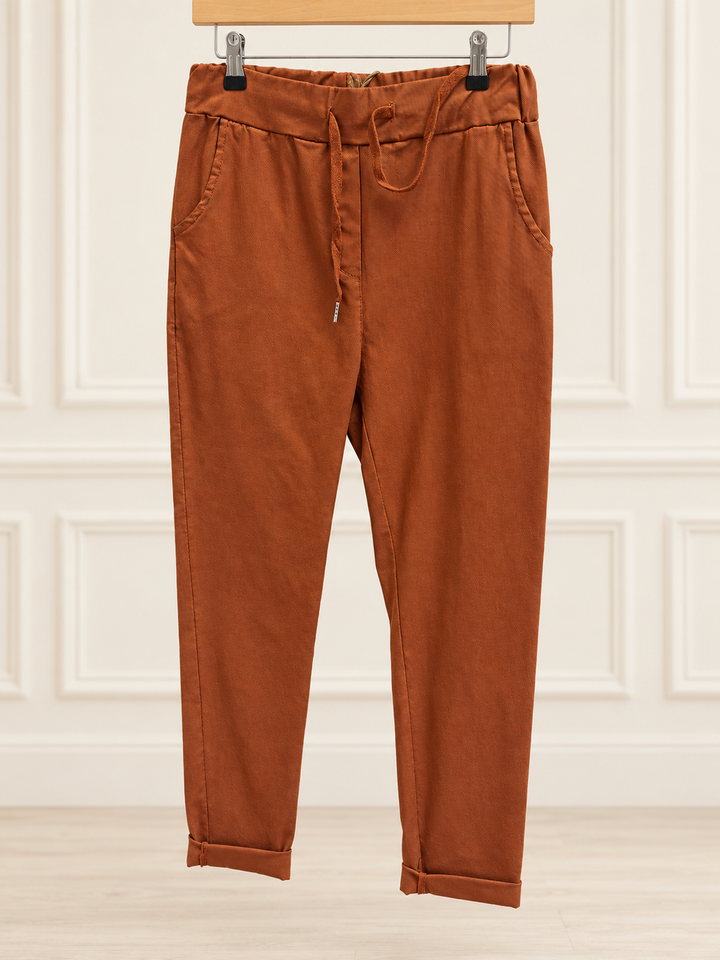The NOELLE stretch plain magic trousers - 17 colours