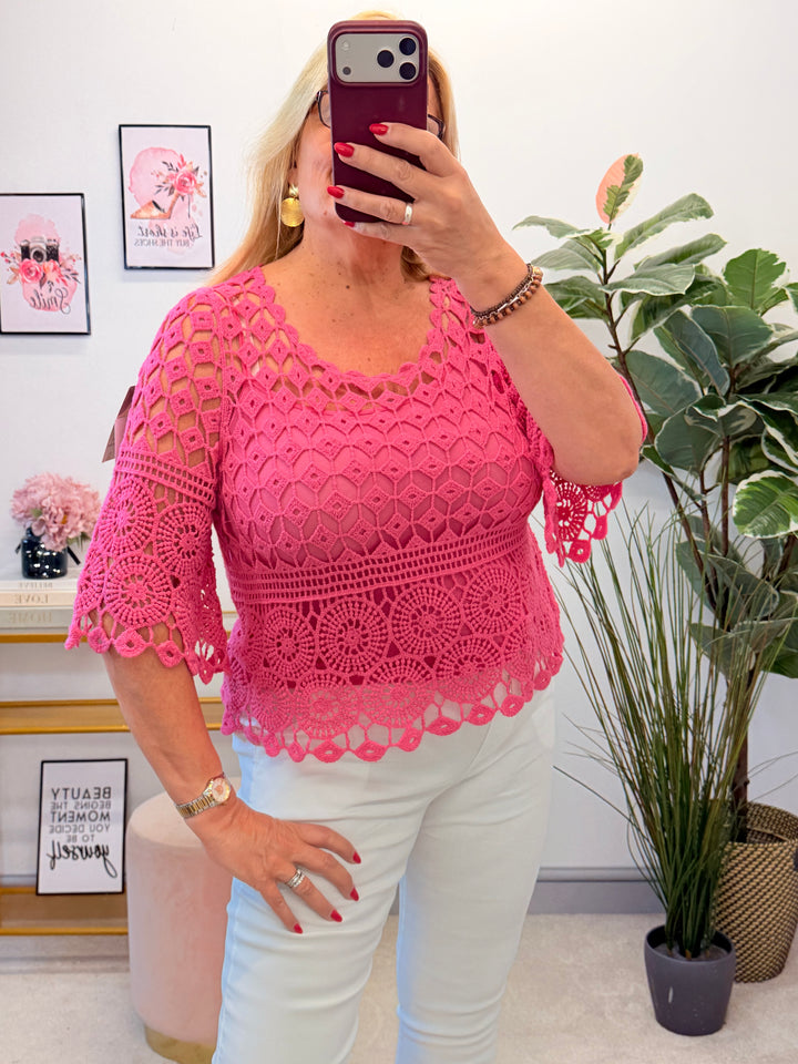 The PENNY crochet top - 7 colours