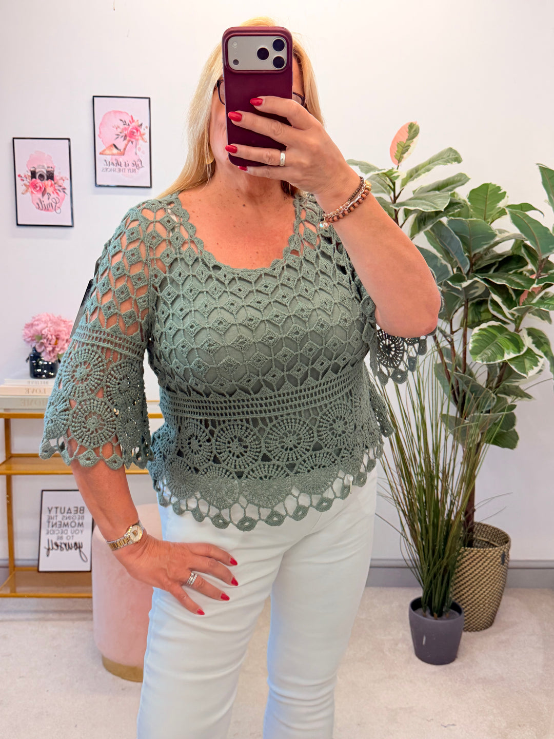 The PENNY crochet top - 7 colours