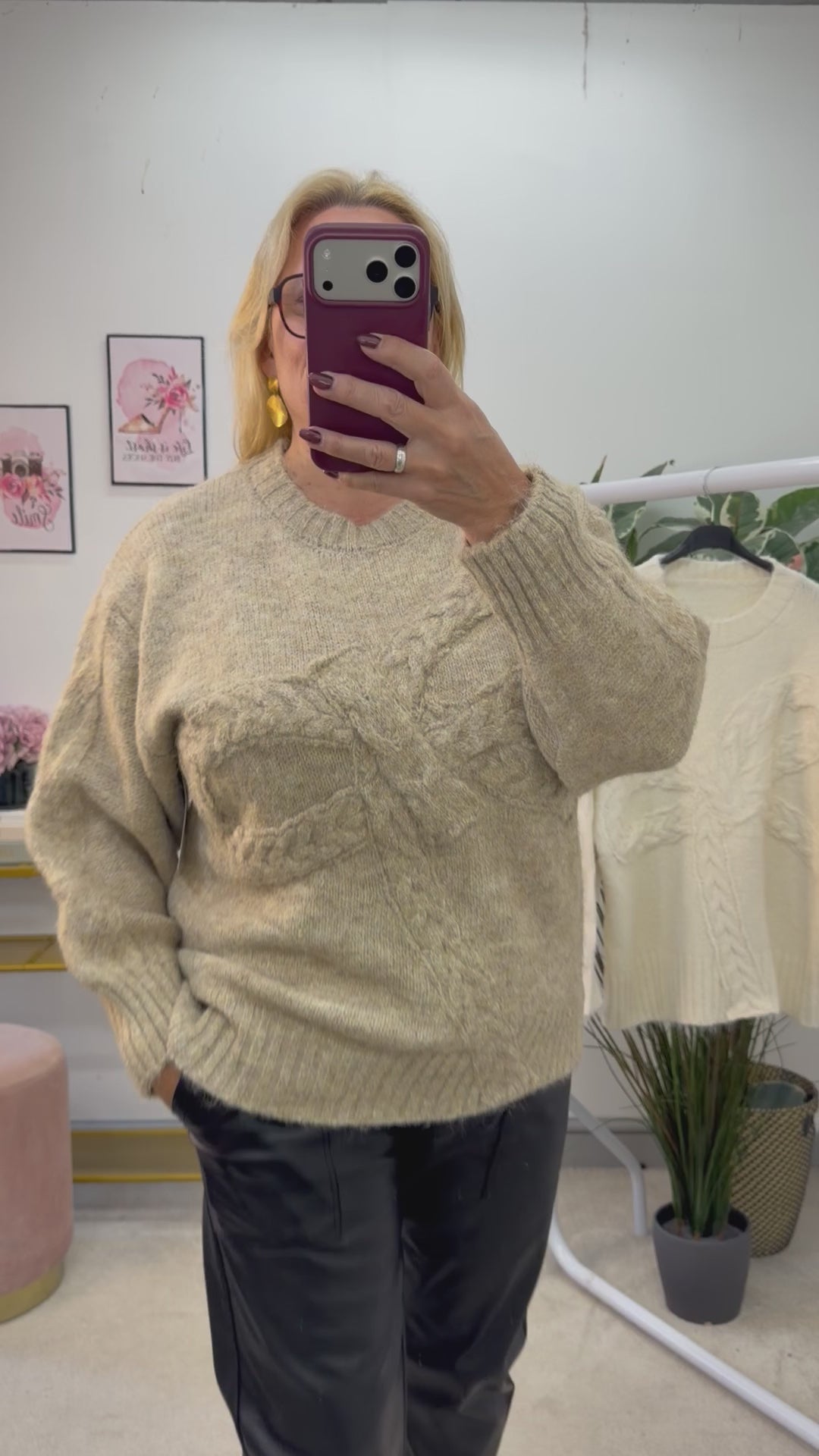 The FLORENCE thick chunky knit jumper - 2 colours