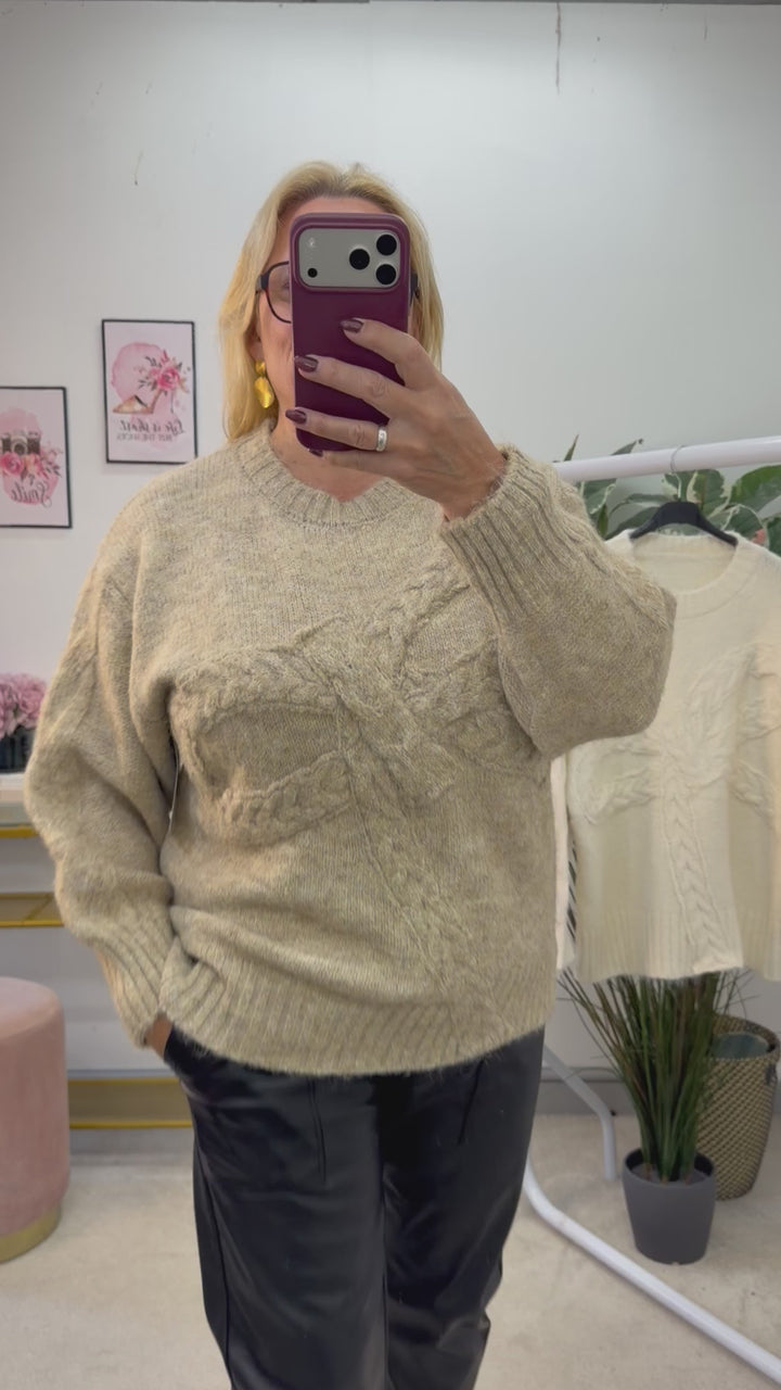 The FLORENCE thick chunky knit jumper - 2 colours
