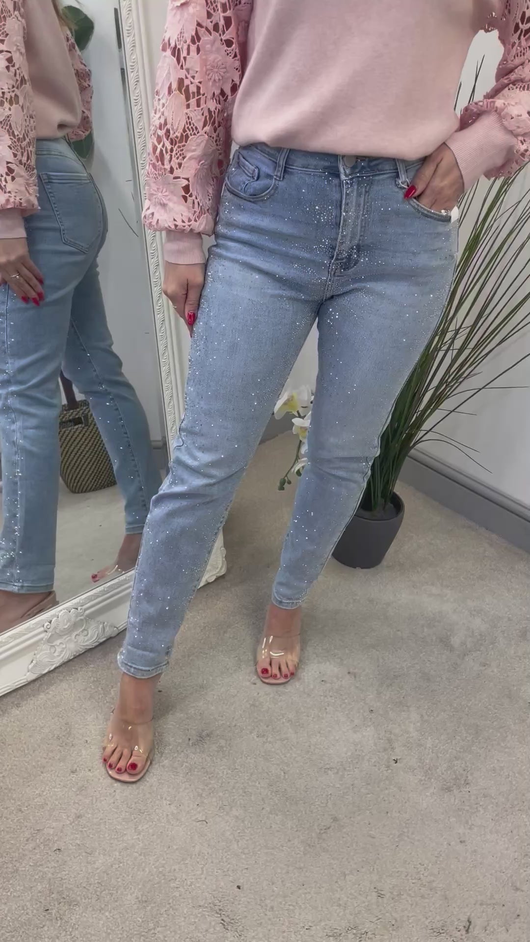 The CANDY sparkly jeans - sizes 10 to 20