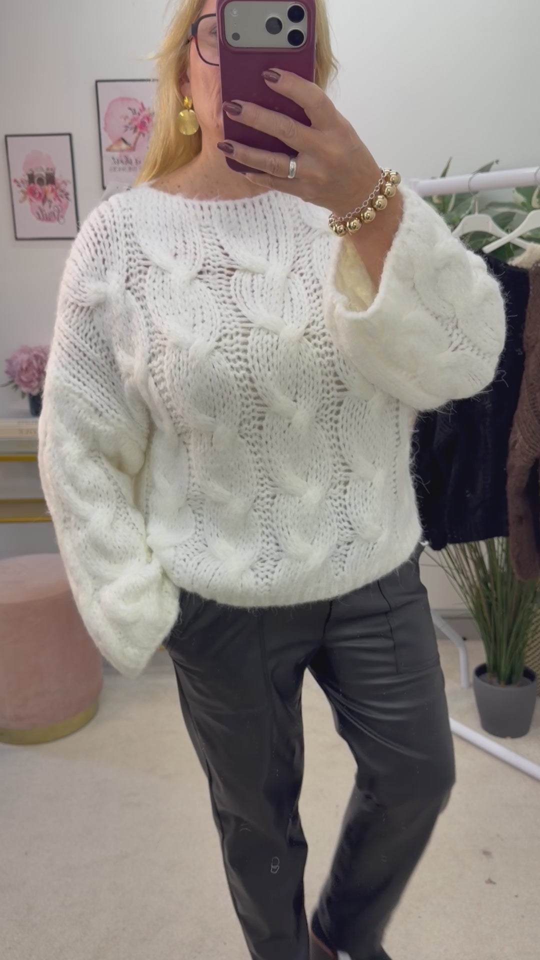 The STORM chunky cable knit jumper - 4 colours