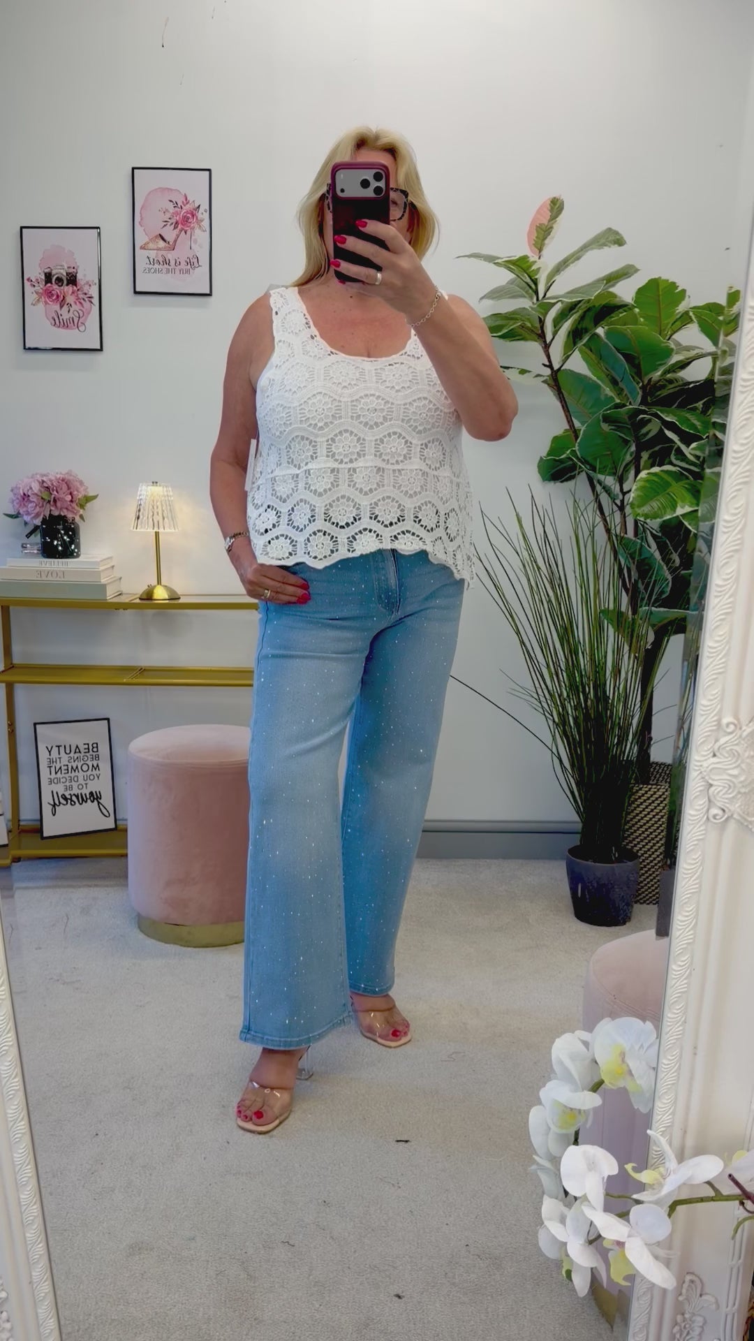 The LOU sparkly jeans - size 6 to 14
