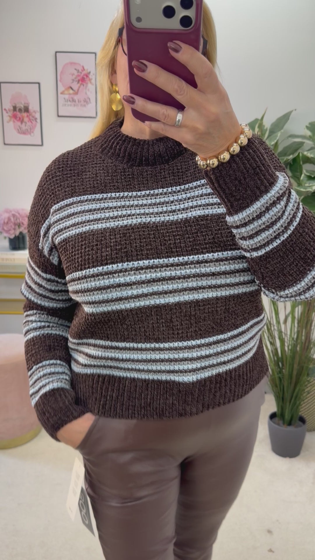 The RUTH stripe knit jumper